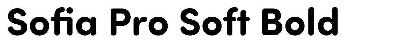 Sofia Pro Soft Bold